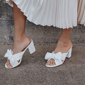 Lulus Dorothea Ivory Knotted High Heel Sandals